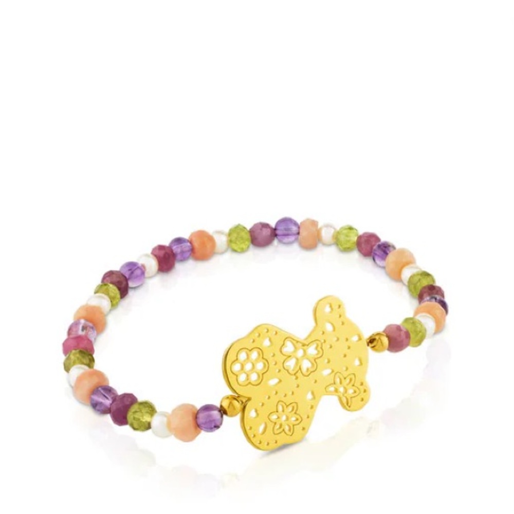 Authentic TOUS Sugar bracelet in vermeil silver